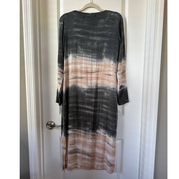 Anthropologie Dolan Trina Tie-Dye Long Sleeve Maxi Dress XS - Picture 2 of 6